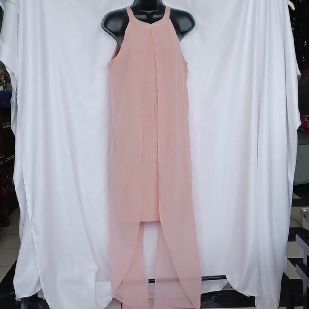 Venus Chiffon Overlay Bandage Dress, Sz 10, 18" PTP, 34" L - Picture 3 of 10